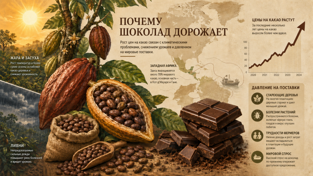 Будет ли шоколад дорожать дальше